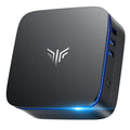 KAMRUI AK1PLUS - Mini computadora de escritorio, Intel N5030 (hasta 3.1 GHz), 12 GB de RAM 256 GB SSD, Mini computadora de escritorio 4K dual, compatible con expansión SSD de 2.5 pulgadas, WiFi