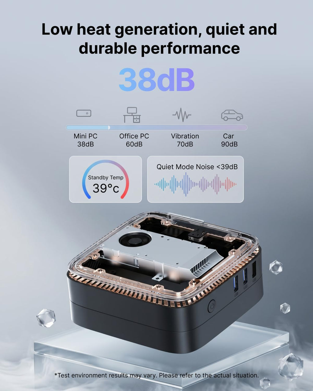 KAMRUI AK1PLUS - Mini computadora de escritorio, Intel N5030 (hasta 3.1 GHz), 12 GB de RAM 256 GB SSD, Mini computadora de escritorio 4K dual, compatible con expansión SSD de 2.5 pulgadas, WiFi