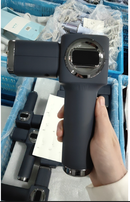 Pistola de masaje muscular Yixuan 2026 mini, de percusión, con pantalla, 6 velocidades, de mano, para tejido profundo, personalizable con logotipo, de alta calidad